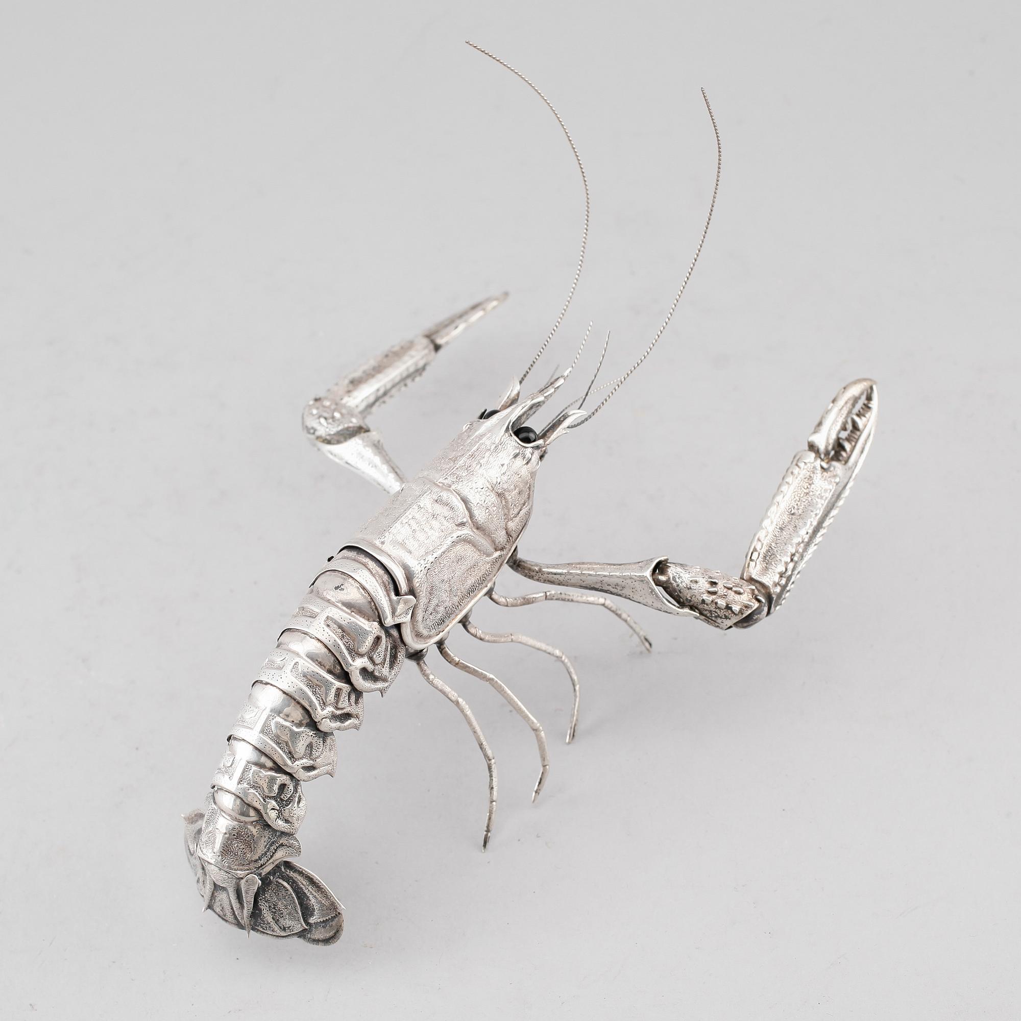 FIGUR, silver, Spanien, 1900-tal. Vikt ca 123 gram.