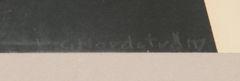 Lars-Gunnar Nordström, silkscreen, signed and numbered 10/10.