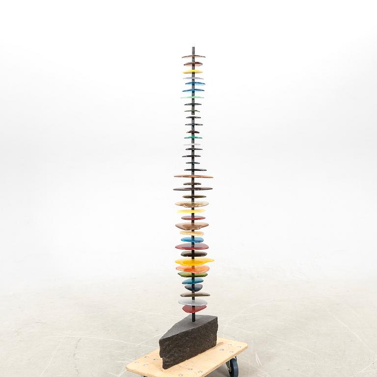 Birgitte Linde, sculpture glass and stone.