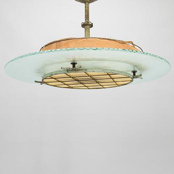 A 1920s/30s Swedish Grace ceiling lamp.