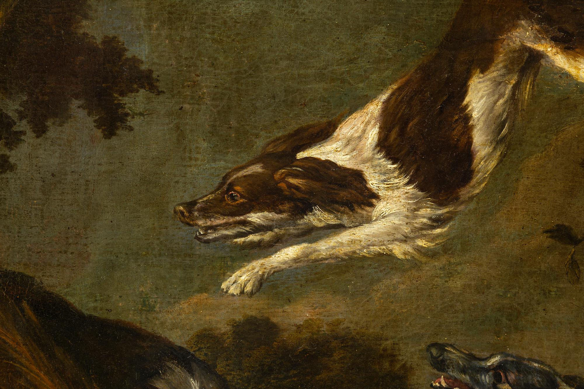 PAUL DE VOS, oil on canvas.