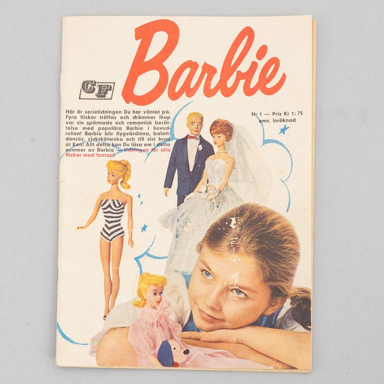 Comic book, "Barbie" issue 1, 1963.