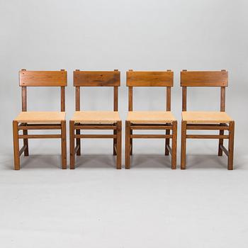 Aino Aalto, Four 1940's '1061D' chairs for O.Y. Huonekalu-ja Rakennustyötehdas A.B.