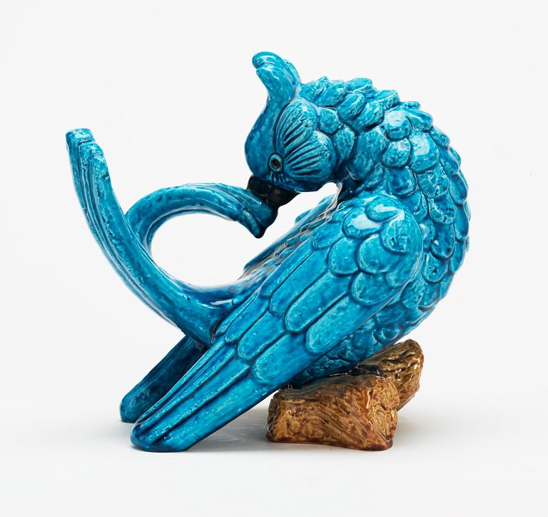 A Gunnar Nylund stoneware figure of a bird, Rörstrand.