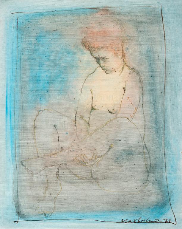 Max Salmi, "NAKENSTUDIE".