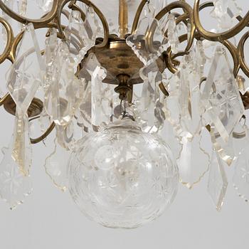A Baroque style chandelier, first half of the 20th century.