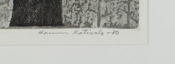 HANNU KOTIVALO, KRÅKOR. Etsning. 20/20. Sign. och dat. -79.