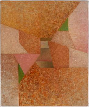 Josef Vohrabal, oil on canvas, signed and dated 1970.