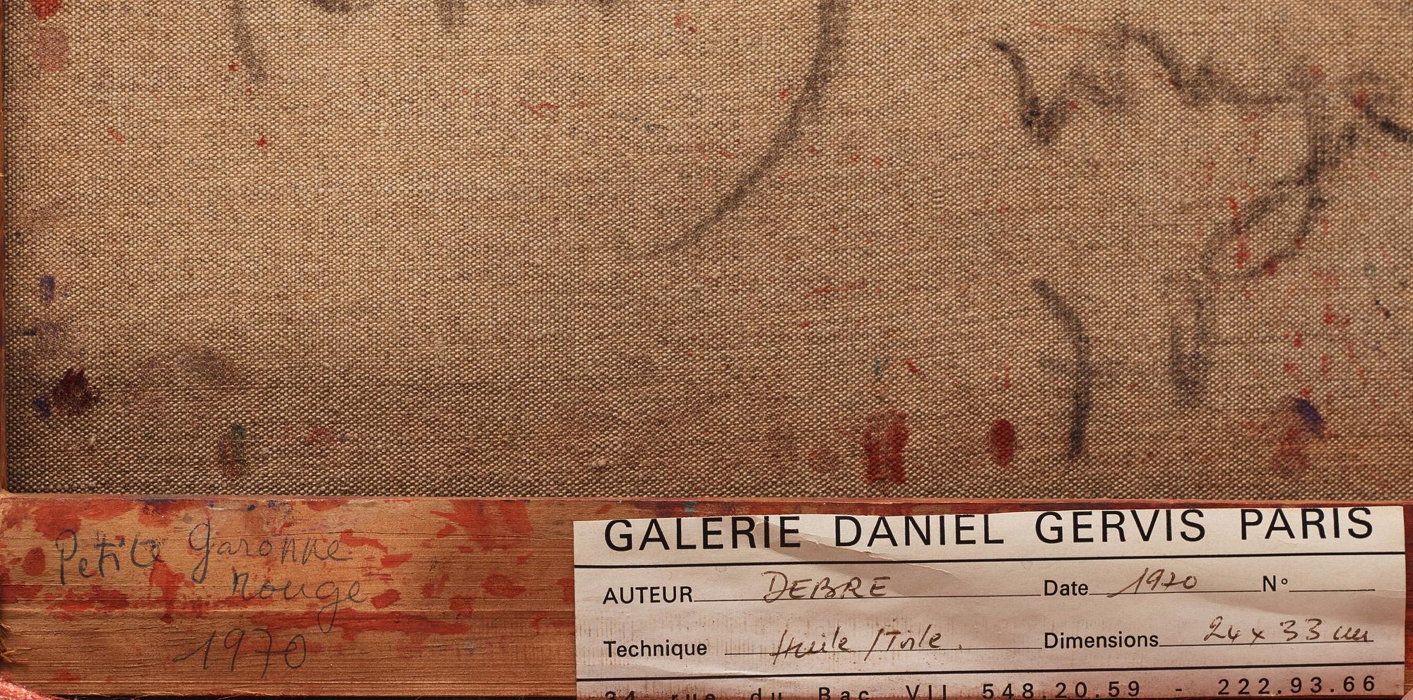 Olivier Debré, "Petite Garonne rouge".