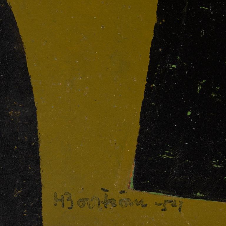 HARRY BOOSTRÖM, oil on panel, signed Booström, dated -54 on verso.