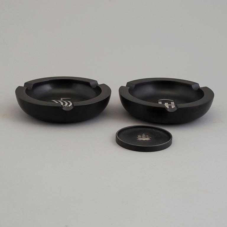 a set of seven plastic items from Perstorp and Åsljunga, 1938-55.