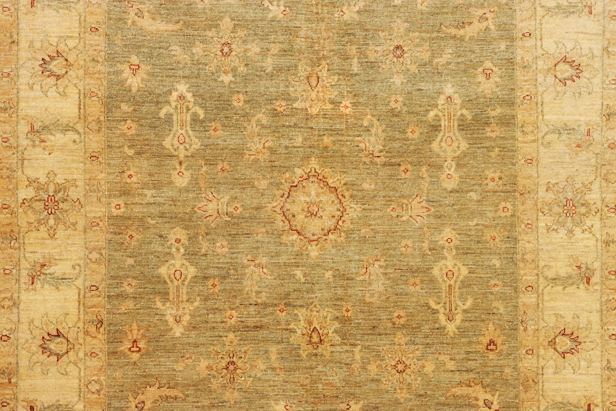 An Ushak rug, c. 244 x 167 cm.