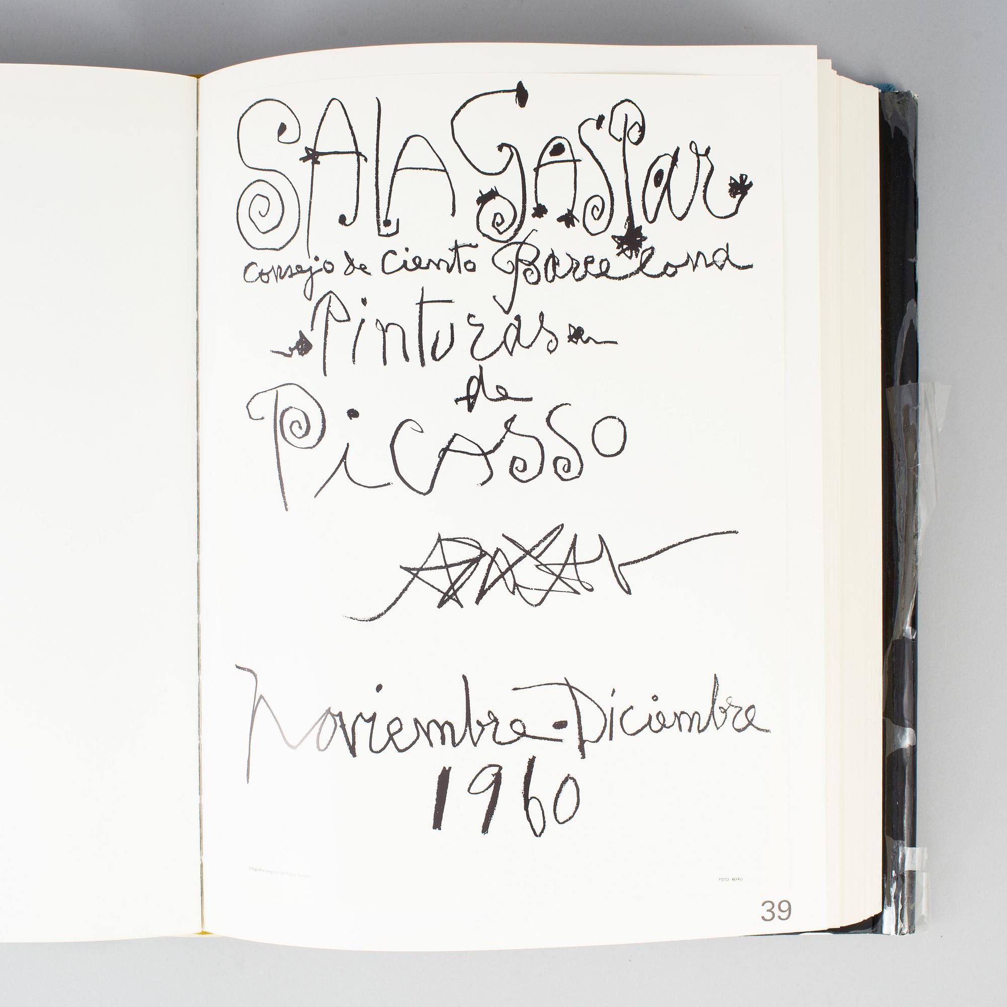 Two books, Picasso Affiches and Salvador Dali The Graphic Art.