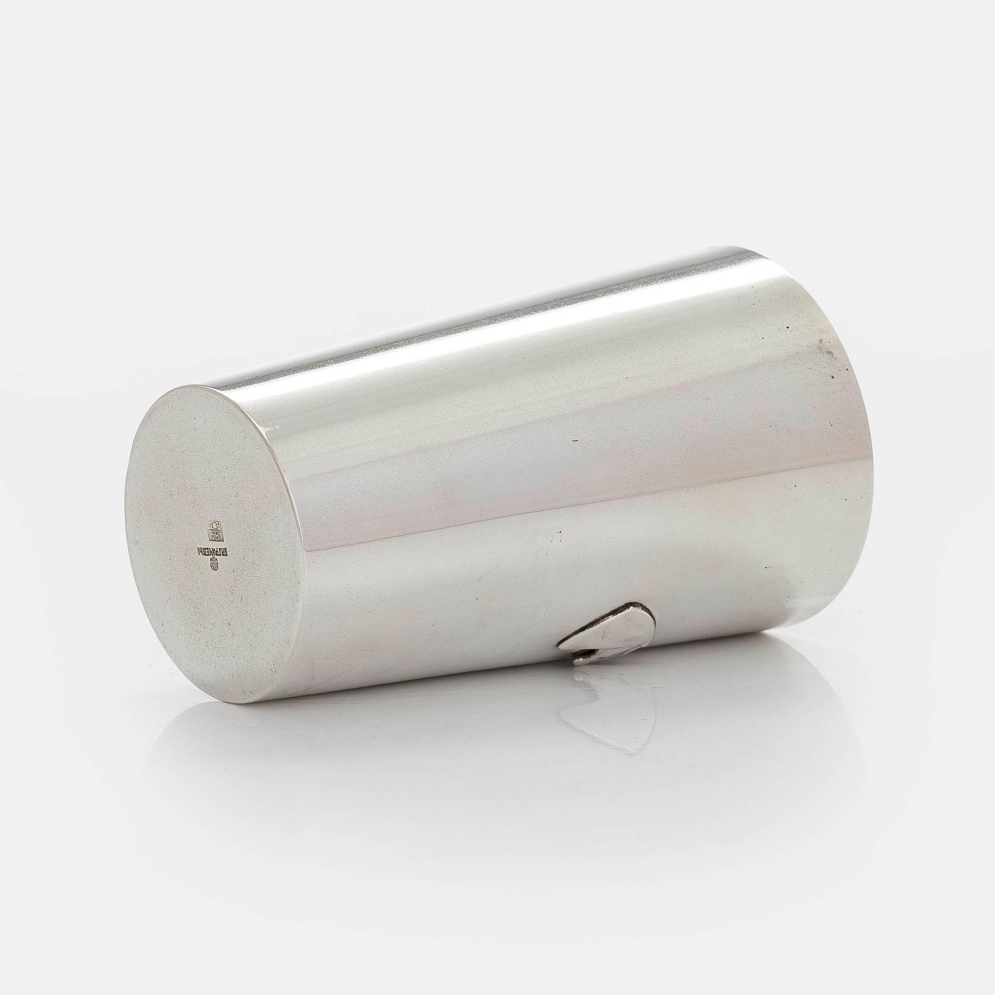 Grachev, Bägare, silver, stämplad Br. Grachev med hovleverantörsmärke, S:t Petersburg 1895-1898.