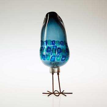 An Alessandro Pianon 'Pulcino' glass bird, Vistosi, Italy, 1960's.