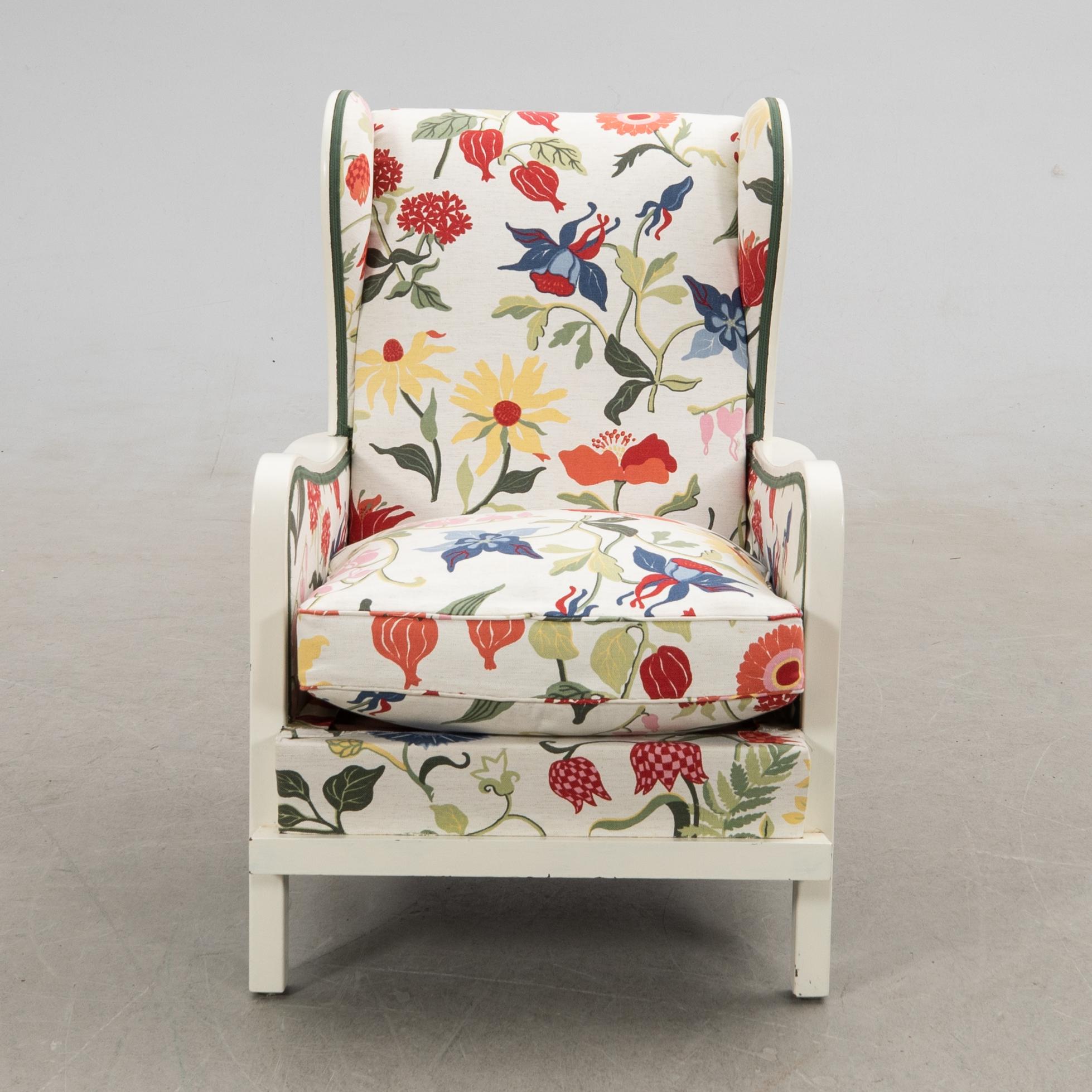 Wilhelm Knoll, fåtölj, Knolls Moderna Möbler, 1900-talets första hälft.