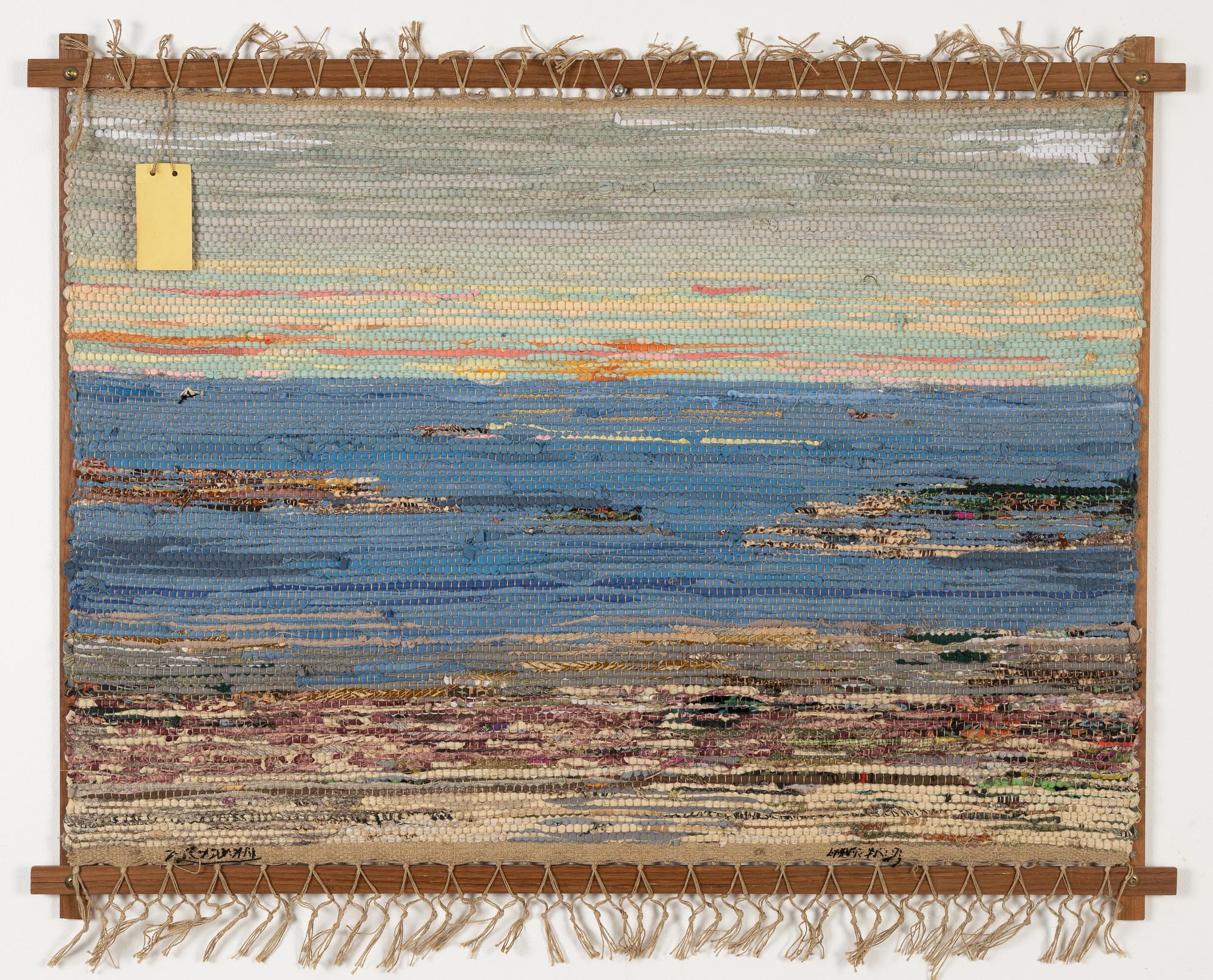 Anna Greta Jimmerholt, a flat weave, signed.