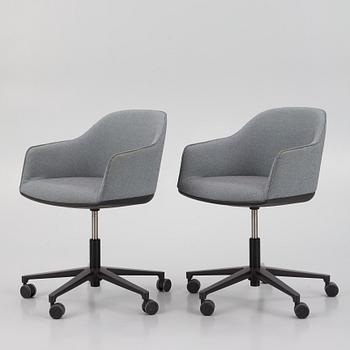 Ronan & Erwan Bouroullec, skrivbordsstolar, ett par, "Softshell Chair", Vitra, 2015.