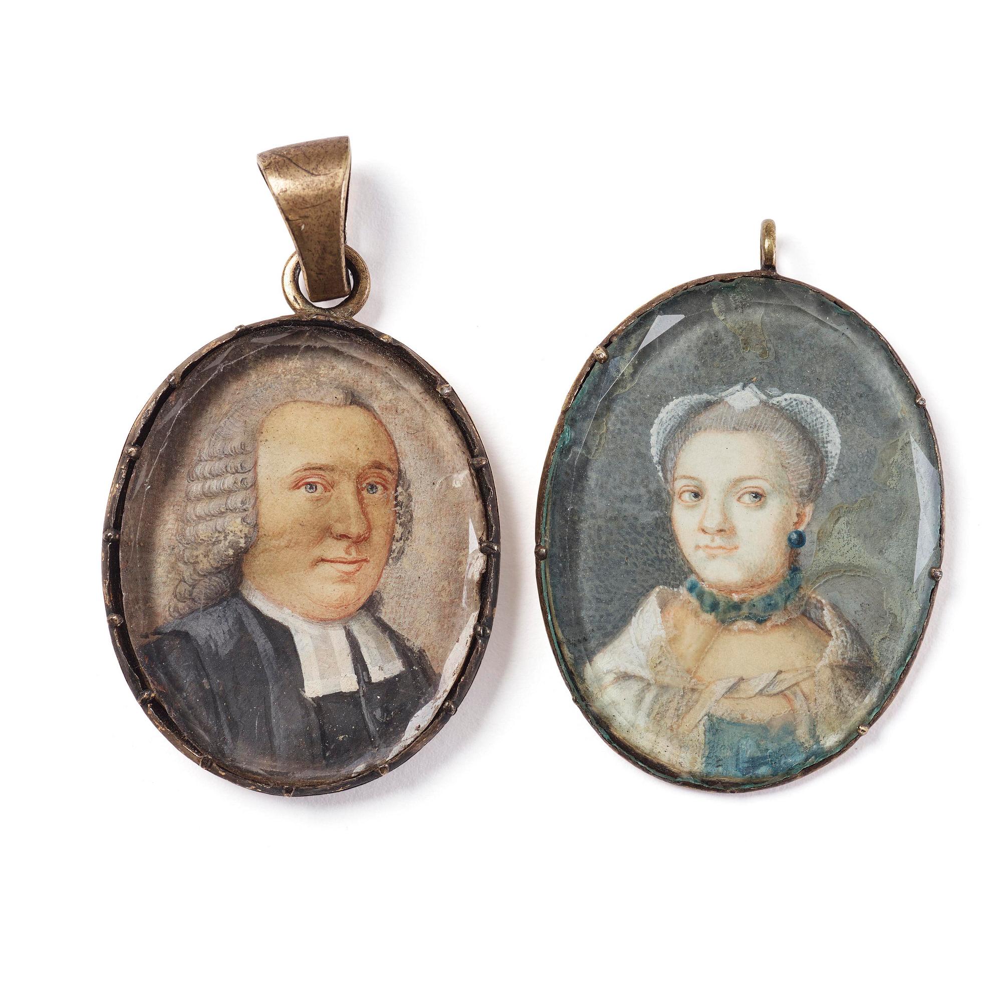 "Samuel Linnæus" (1718-1797) & his wife "Anna Helena Osander" (1731–1790) (Carl von Linné's brother and sister-in-law).