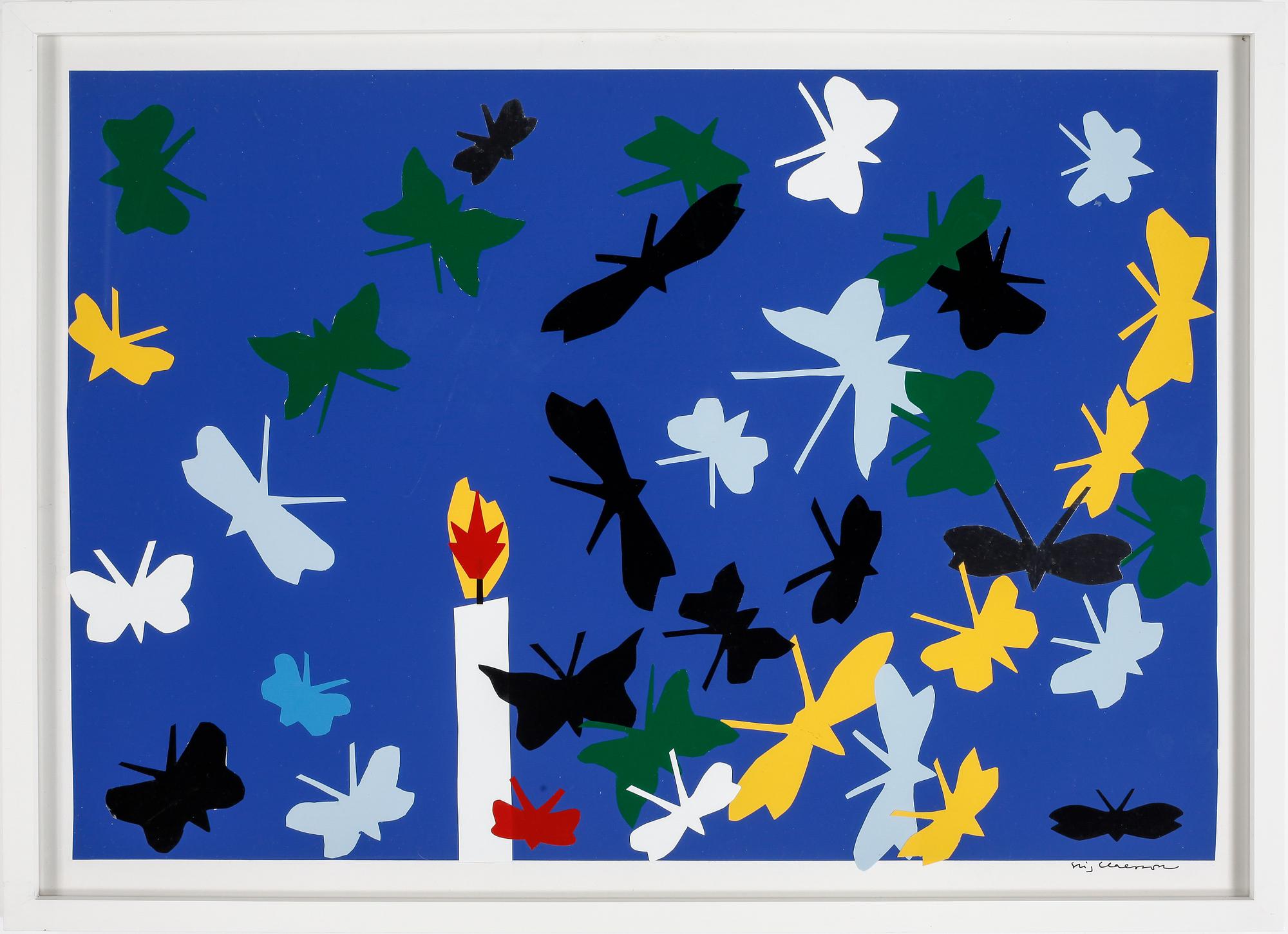 STIG CLAESSON (SLAS), Collage, signerad.