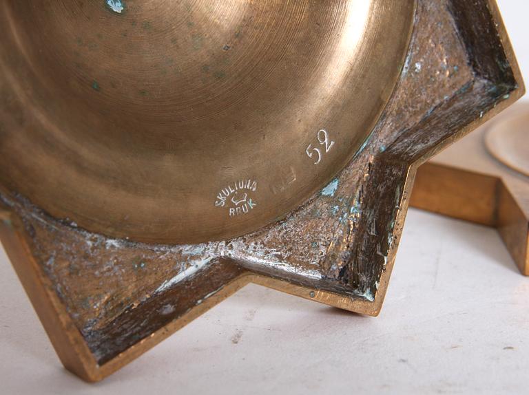 LJUSSTAKAR, ett par, Skultuna.