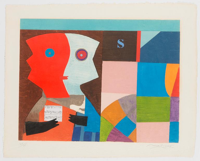Max Papart, 'Musicians in the night'.