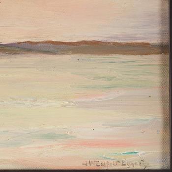 Ingeborg Westfelt-Eggertz, Sunset over Hållö and Hållö Lighthouse, Bohuslän.