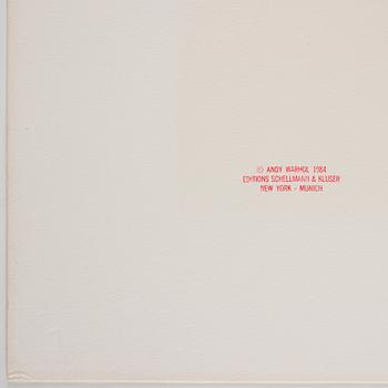 Andy Warhol, "Leonardo da Vinci, The annunciation", ur: "Details of renaissance paintings".