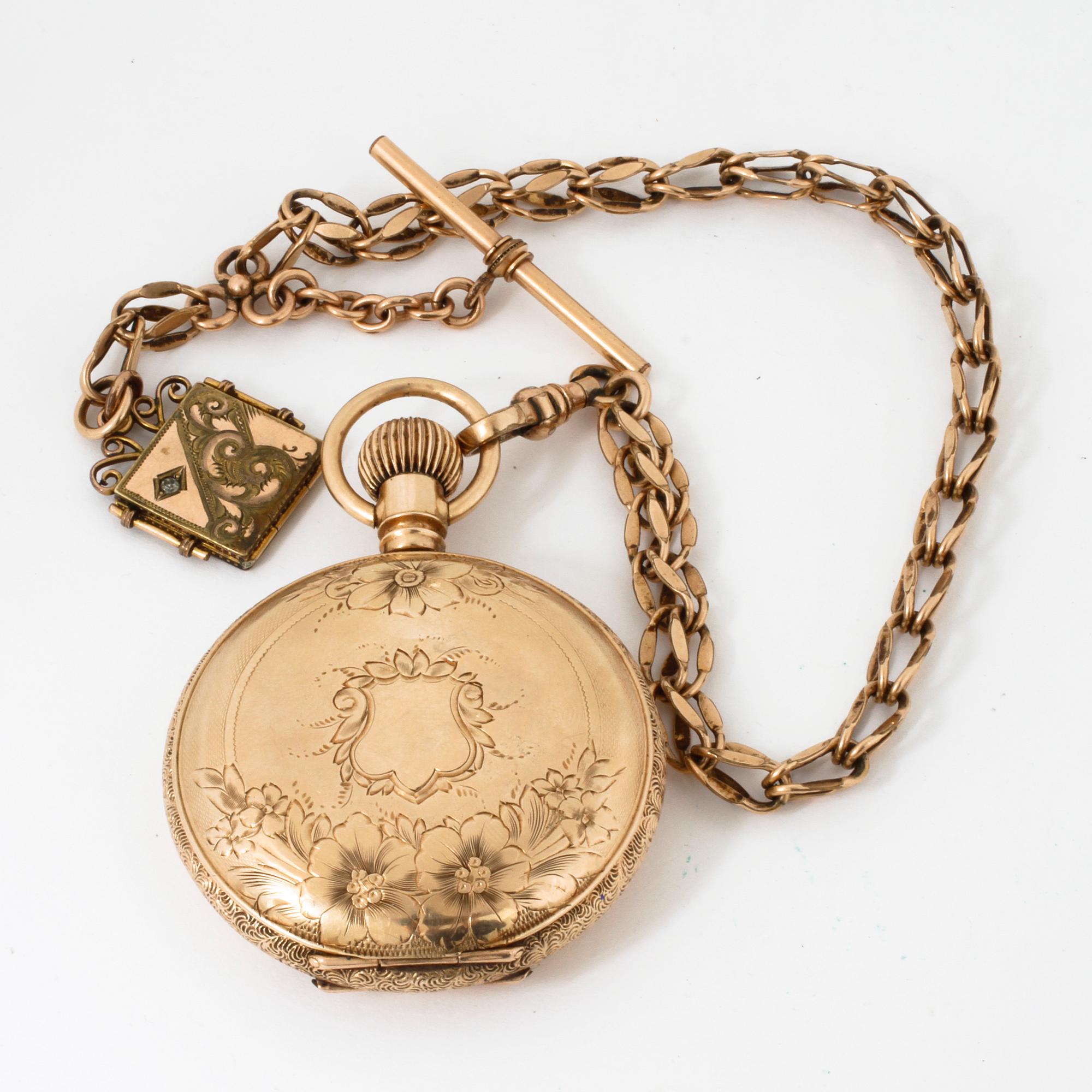 ELGIN NATL. WATCH CO., pocket watch, 51,5 mm, savonett.