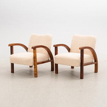 Fåtöljer ett par Art Deco 1900-talets första hälft.