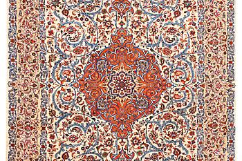 A Kashmar carpet, c. 383 x 293 cm.