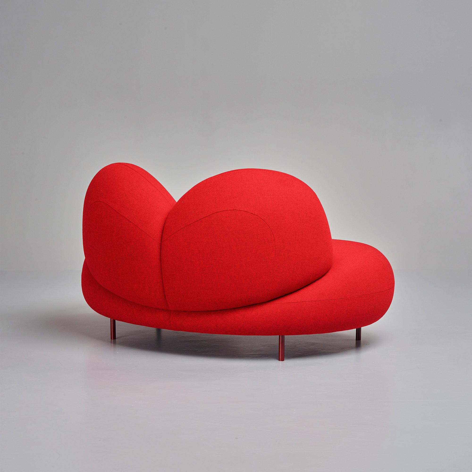 Claesson Koivisto Rune, a “Maluma” sofa / love seat, Time & Style, Japan, 2018.