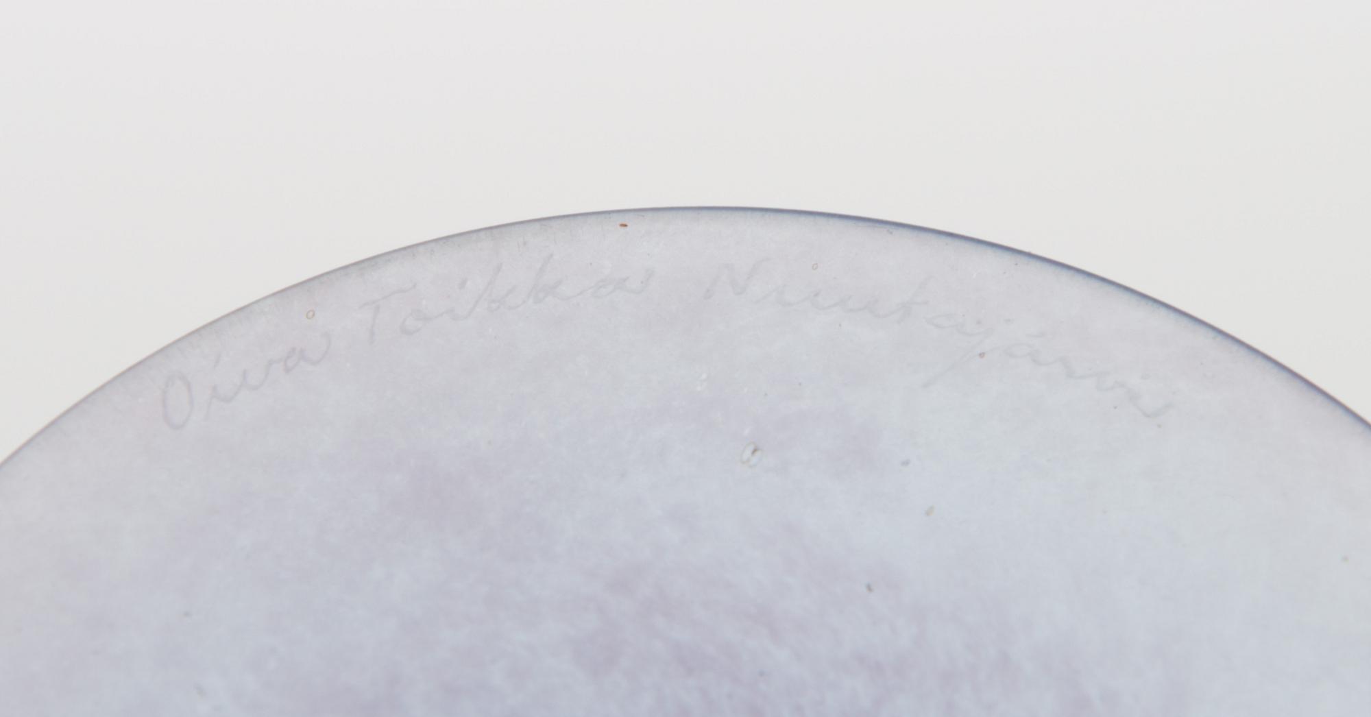 A DECANTER, "Oz", signed Oiva Toikka, Nuutajärvi.  1995-1996.