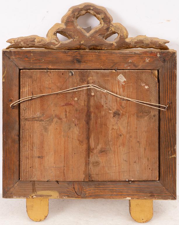 Pair of Gustavian mirror sconces, circa 1800.