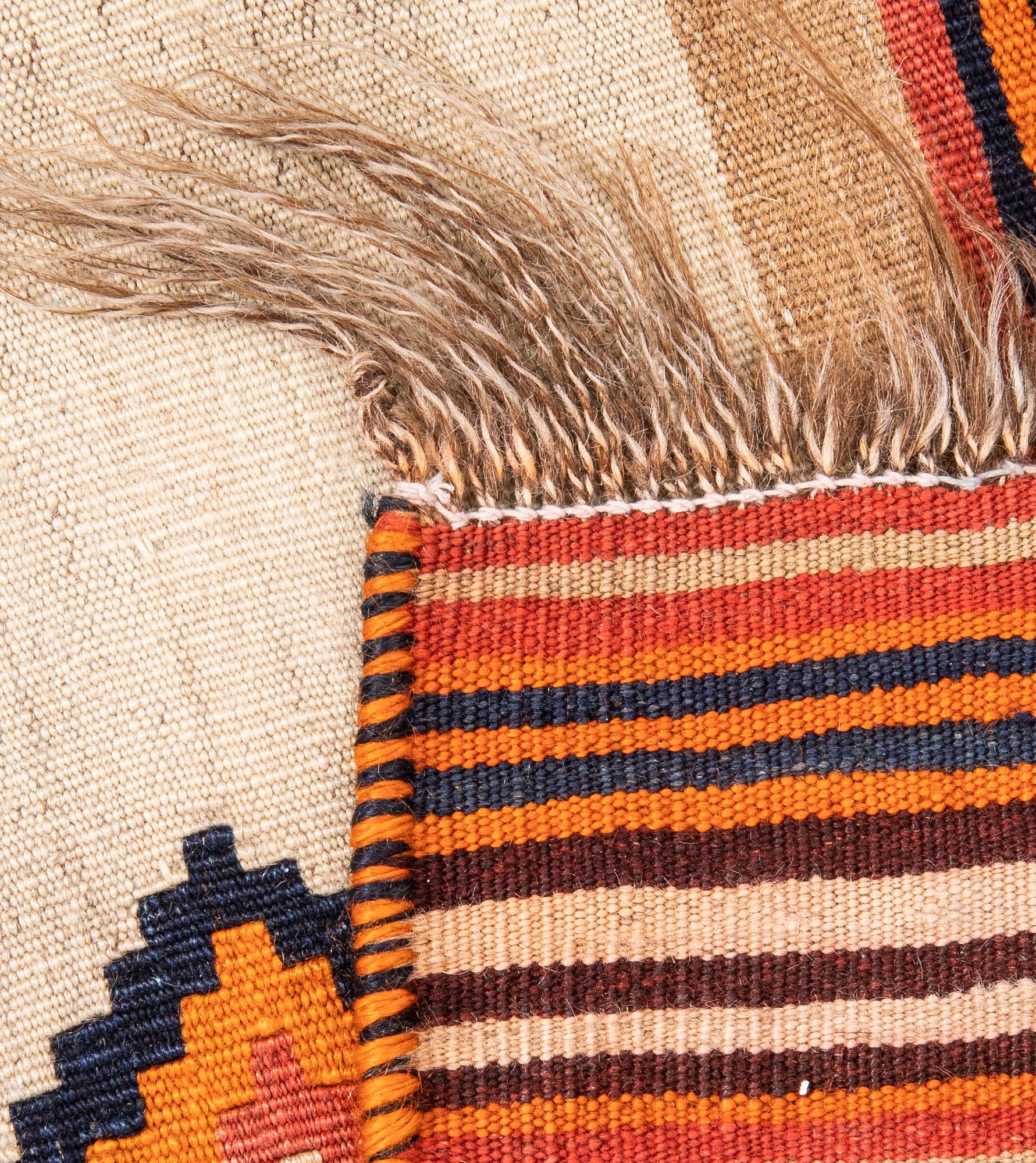 Carpet kashgai old 70x47 cm.