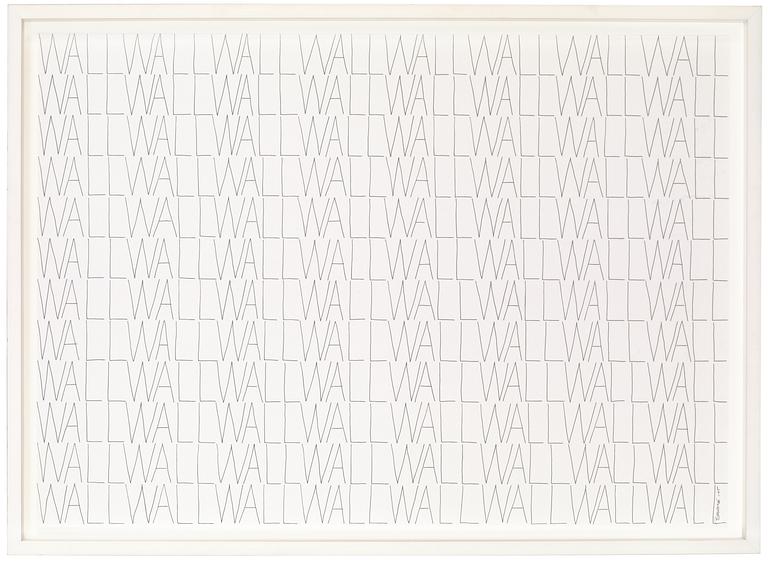 Thomas Broomé, "The second wall".