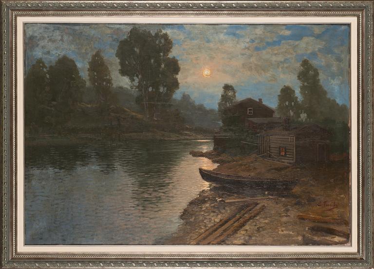 Eugen Taube, oil on canvas, signed.