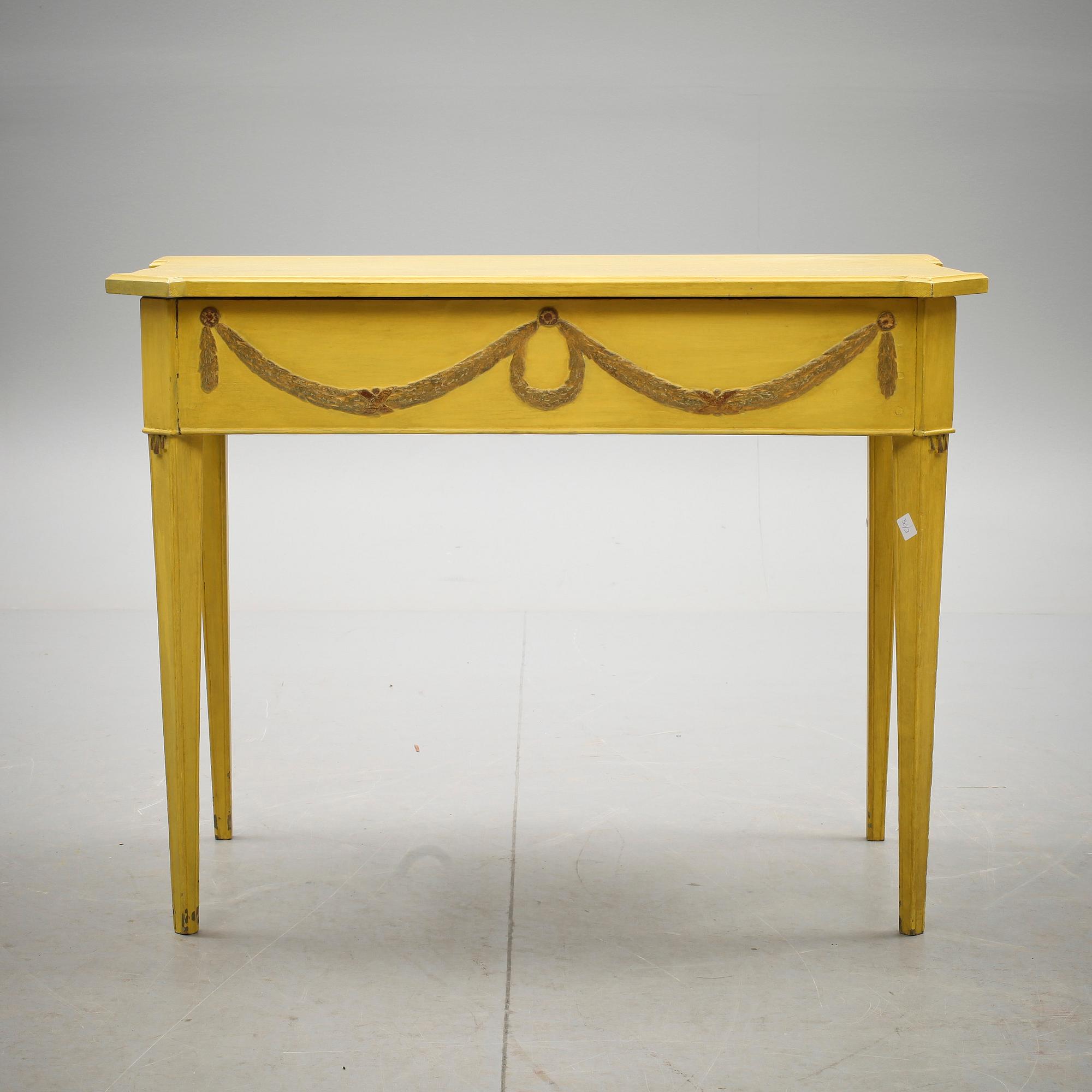 BLOMSTERBORD, gustaviansk stil, omkring 1900.