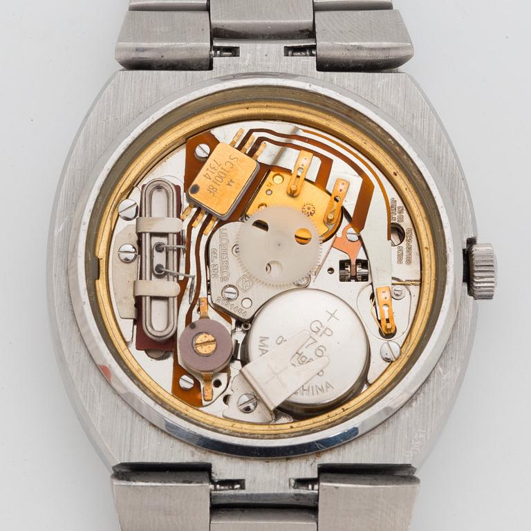 JAEGER-LECOULTRE, Master-Quartz, wristwatch, 41.5 x 43 (46) mm,