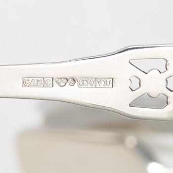 GAB, a 113 piece 'Princess' silver cutlery service, Eskilstuna 1995.