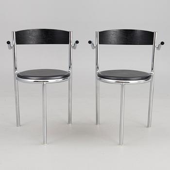 JOUKO JÄRVISALO, tuoleja 4 kpl, "Aqua B", Inno Interior.