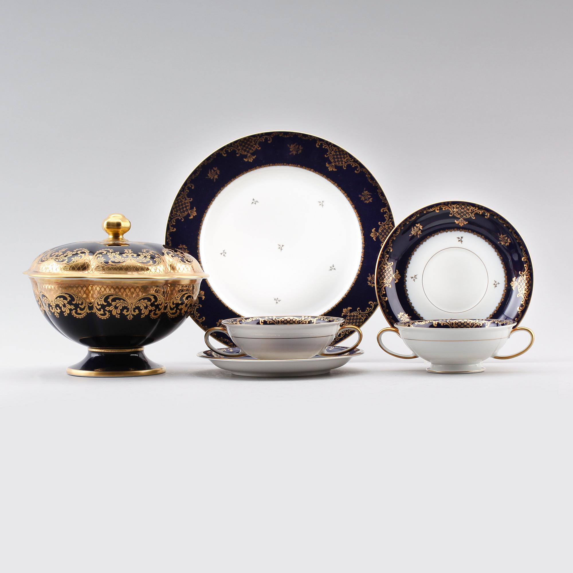 SERVISPORSLIN, 25 delar, Rosenthal.