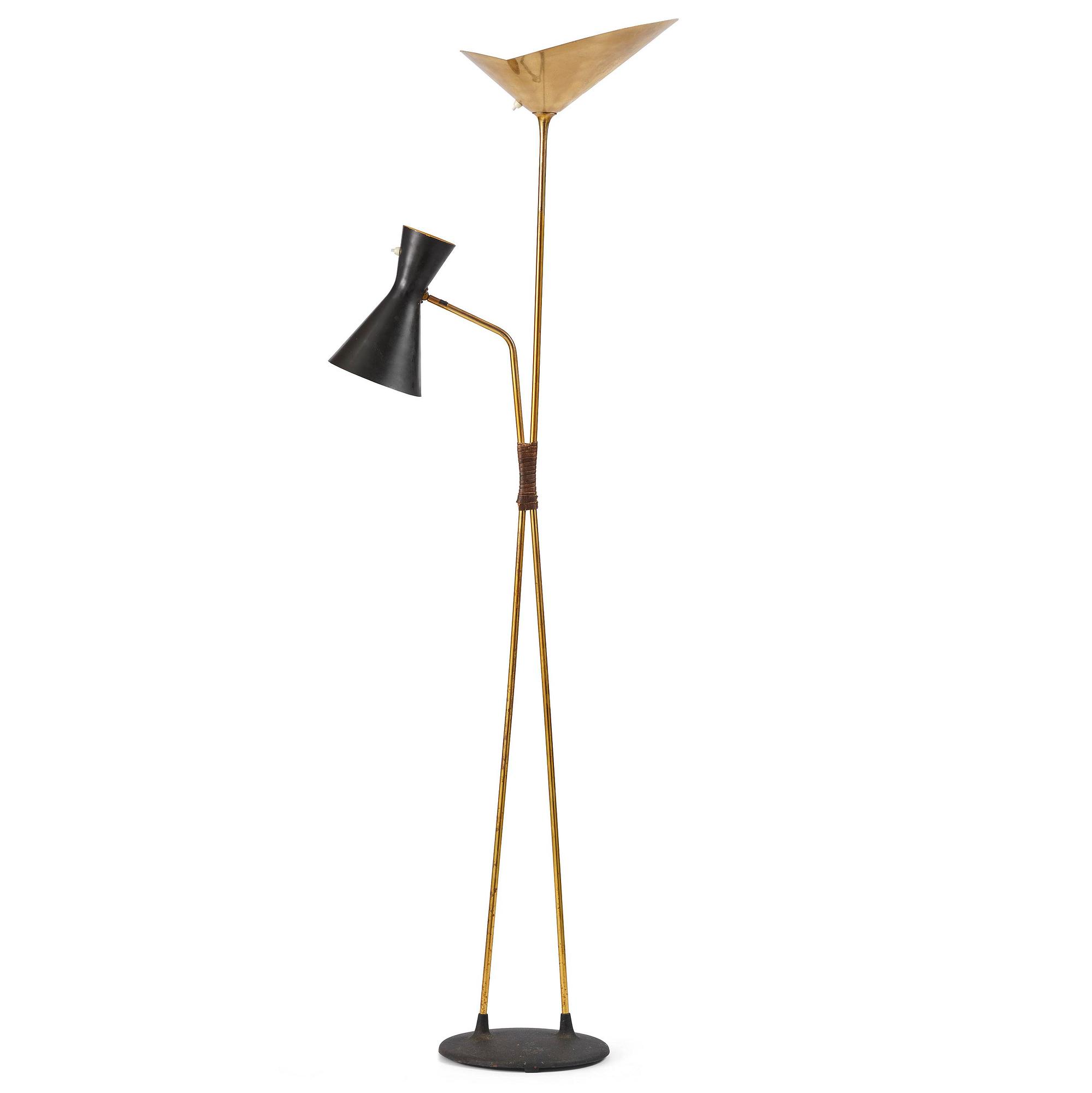 Asea, a Swedish Modern floor lamp model "E1781", Västerås, 1950s.