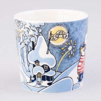 MOOMIN-MUG, porcelain, 'Millennium', Moomin Characters, Arabia 1999-2000.