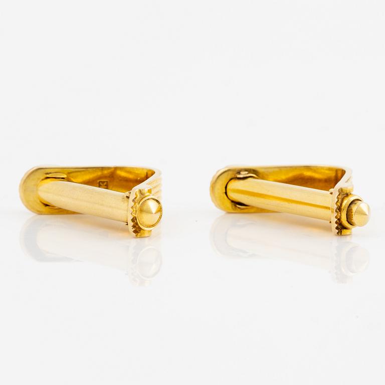 Cufflinks, a pair, 14K gold.