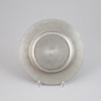 Estrid Ericson, a pewter dish for Firma Svenskt Tenn, Stockholm 1951.