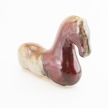 Ulla Kraitz, skulptur signerad glaserat stengods.