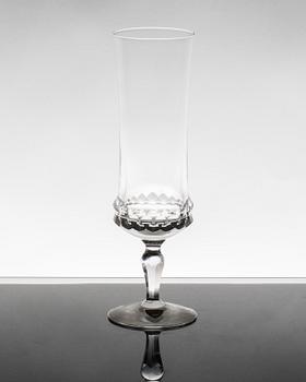 SERVISDELAR, glas, 32 delar, "Silvia", Orrefors, 1970-tal.