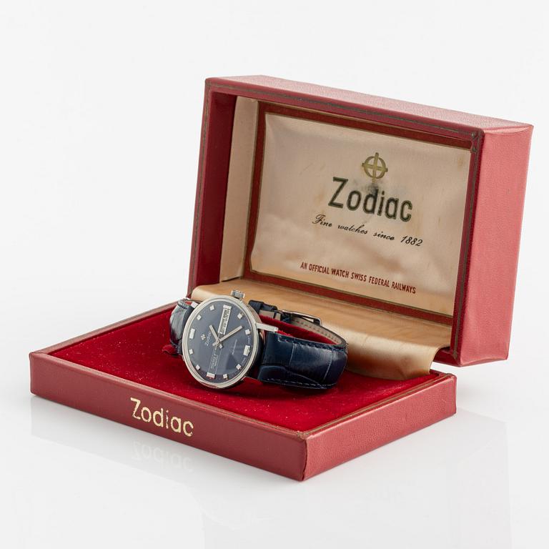 Zodiac, SST 36000, "No-reserve", "High-Beat Collection", armbandsur, 34 mm.