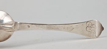 RÅTTSVANSSKED, silver, Peder Nilsen Satterup, Frederica, Danmark, 1713-1741.